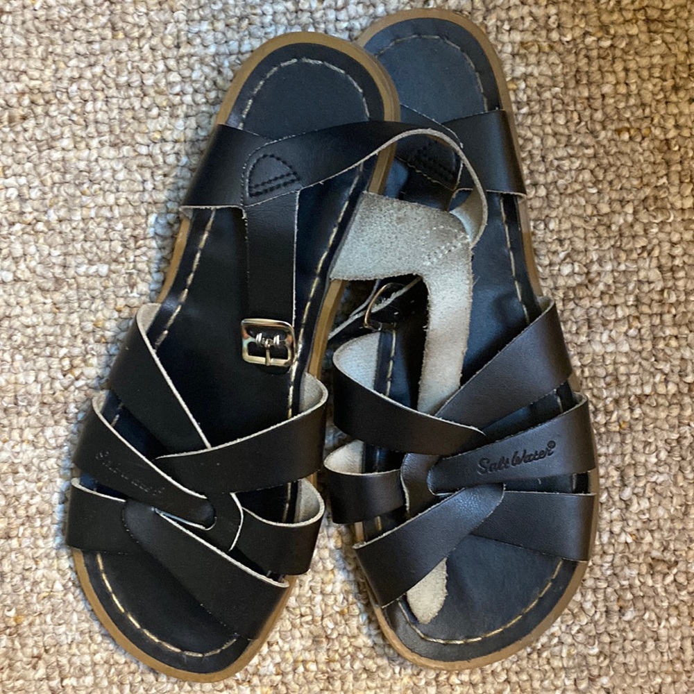 Salt Water Sandals Black Adult 7
